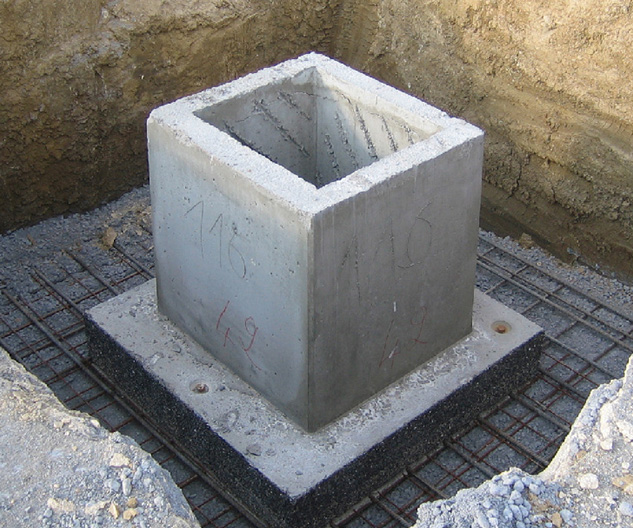 Prefab foundation sections